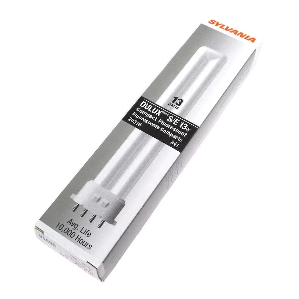 20318 Sylvania CF13DS/E/841 Dulux S/E 13W 4 Pin CFL Lamp (23 bulbs)  - Image 1 of 1