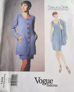 1404 VOGUE Oscar de la Renta - VESTIDO Y CHAQUETA - Talla 8/10/12 - Imagen 1 de 2