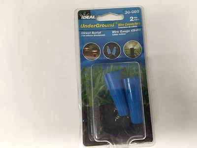 Qty 2 Ideal UnderGround Wire Connectors 30-060 Direct Burial Gauge #10-#20  - Image 1 of 4