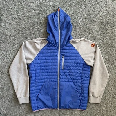 Chaqueta acolchada Save The Duck Burn Plumtech para mujer con mangas de lana talla grande Foto 1 de 4