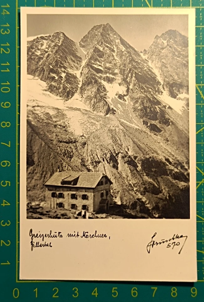Germany postcard 1942,Floitenkees 2240m,Hans Hruschka Foto#2,official stamp,RARE - Image 1 of 4