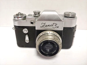 Vintage Soviet Union USSR Zenit-3M Camera With Lens Industar-50 3,5/50 AND Case - Picture 1 of 23