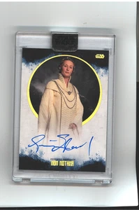#/25 Star Wars Genevieve O'Reilly Autograph ON-CARD 2017 STELLAR Mon Mothma Auto - Picture 1 of 2