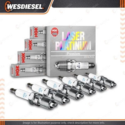 6 x NGK Platinum Spark Plugs fits Holden Frontera Jackaroo Monterey UES25 UBS26 - image 1 of 2