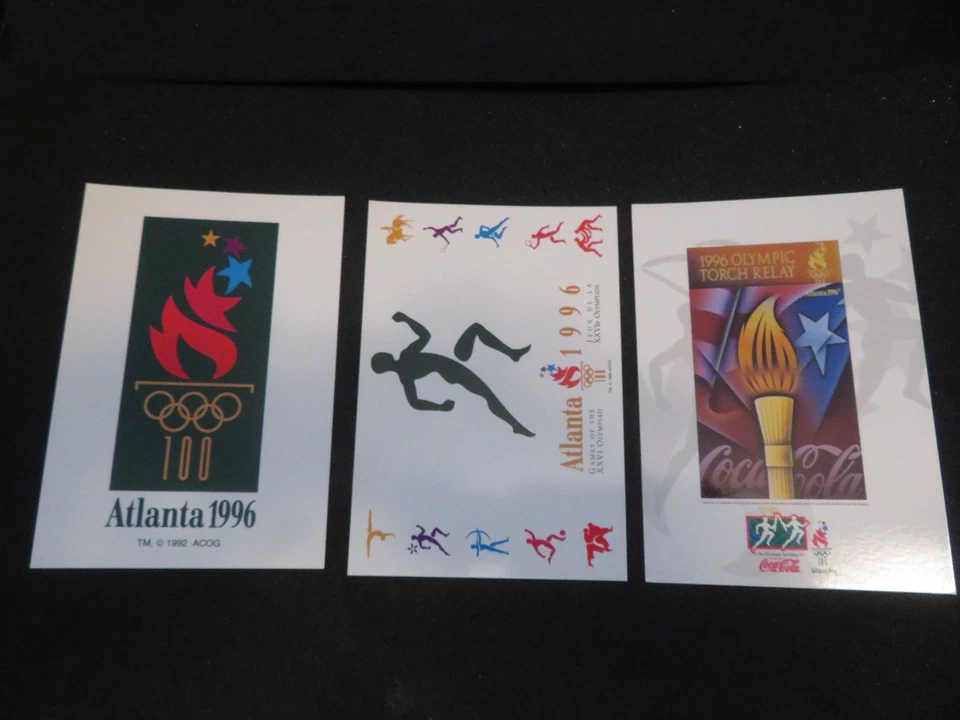 Atlanta Falcons Georgia Dome 1996 Olympic Games Postcard