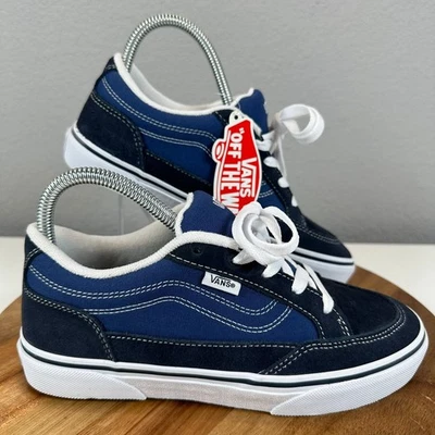 Vans Bearcat Juvenil Azul Gamuza Lona Zapatos de Skate con Cordones Talla 5 Y Azul Marino 508357 SK8 Foto 1 de 4