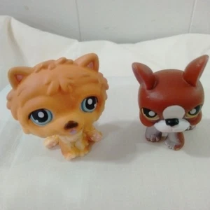 Littlest Pet Shop Dogs Chow 117 y Boston Terrier 118 - Imagen 1 de 16