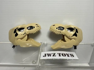 x2 LEGO T-Rex Dinosaur Tan Skull Head 76940 Skeleton Jurassic World Park - 759 - Picture 1 of 8