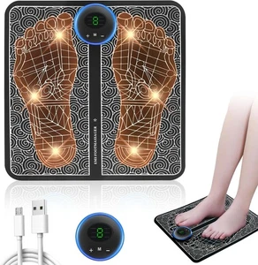 Rechargeable EMS Foot Massager Mat for Pain Relief and Blood  Muscle Circulation - Picture 1 of 8