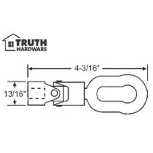 Junta universal STB con anillo de poste, aluminio - Imagen 1 de 1
