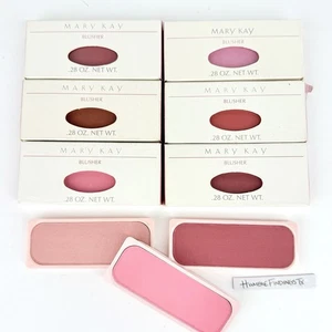 Vintage Mary Kay Blusher - PICK YOUR BLUSH COLOR! Retro Pink Rectangle Pan Box - Picture 1 of 16