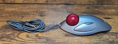 Logitech Trackman Marble Trackball Wired USB Mouse T-BC21, P/N 810-000767 Tested - Image 1 of 4