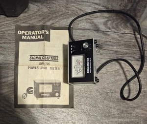 SIGNALCRAFTER POWER/SWR METER SW-77C With Booklet - Picture 1 of 4