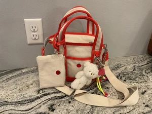 Madden Girl Tomatoes Mini Tote Crossbody Bag with Charms Keychain NWT Tomato - Picture 1 of 12