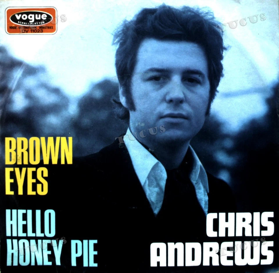 Chris Andrews - Brown Eyes / Hello Honey Pie 7" (VG/VG) .* Foto 1 de 1