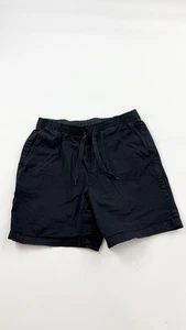 GAP Shorts Mens Small Black Elastic Waist Drawstring Casual 98% Cotton Summer - Picture 1 of 8