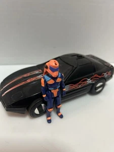 KENNER M.A.S.K. MASK VINTAGE RAVEN CORVETTE & CALHOUN BURNS FIGURE MISSING DISKS - Picture 1 of 15