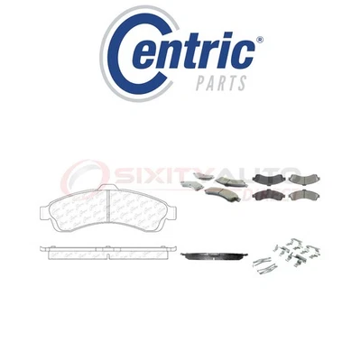 Centric Posi Quiet Ceramic Brake Pads w Shims for 2002-2005 GMC Envoy 4.2L gm Foto 1 de 4