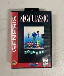Columns (Sega Genesis, 1990) Complete CIB Tested and Working - Picture 1 of 3