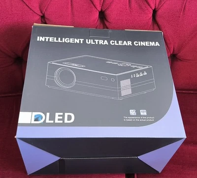 Smart Projector 4K Supported, Bluetooth 5.2 & WiFi 6, Android 11 - Image 1 of 4