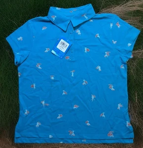 Columbia PFG Tidal Tee Polo Golf Shirt Large NWT $50 Drinks Margarita Fishing - Picture 1 of 10