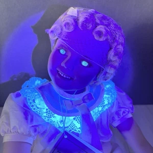 Muñeca Shirley Temple 1996 vintage LEER ojos verdes uranio Danbury porcelana como nueva - Imagen 1 de 21