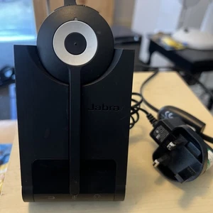 Casque Jabra WHB003BS + base + câbles + adaptateur secteur - Photo 1/6