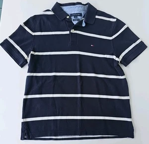 Polo Ralph Lauren Azul Marino Blanco Rayas SS Polo Talla M Para hombres Informal Preppy - Imagen 1 de 12