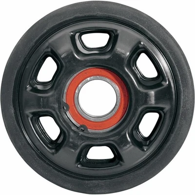 Parts Unlimited 4702-0088 Idler Wheel - 130mm x 1in. (No Insert) - Black - Image 1 of 3