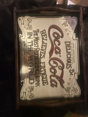 1978 Vintage Coca-Cola Advertisement Bar Pub Mirror 13”x10” #47 - Image 1 of 2