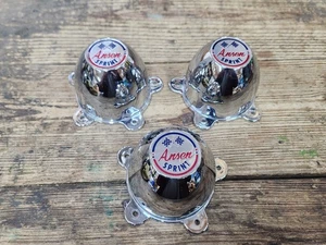 VTG 5 EAR PLASTIC CAP 5 LUG ANSEN SPRINT WHEELS 2 1/8" MOUNTING HOLES Lot of 3 - Bild 1 von 14