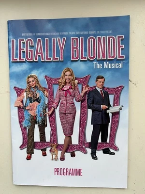 LEGALLY BLOND  The Musical large theatre Programme  LUCY JONES - Image 1 of 4