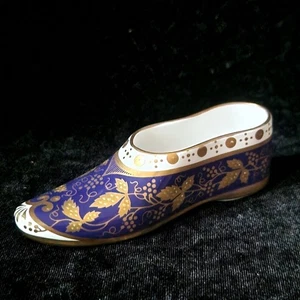 Charming Miniature Spode Shoe By Compton & Woodhouse - Picture 1 of 5