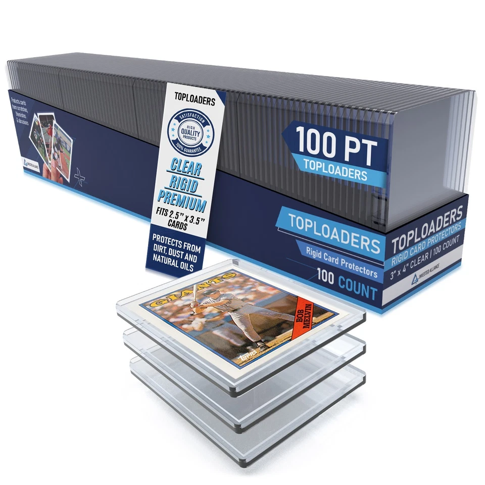 Premium Trading Card Toploaders 20PT–360PT | Sports, Baseball & TCG Card Holders - Image 1 of 1