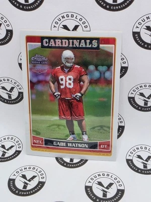 2006 Topps Chrome Refractor Gabe Watson #203 Rookie RC - Image 1 of 2