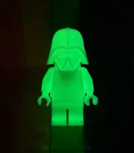 Genuine LEGO Star Wars Glow in the Dark Darth Vader Prototype Minifigure - Picture 1 of 7