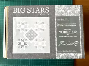 Kit trapunta Big Stars nuovo con scatola - Free Spirit - William Morris - 150 x 150 cm - TFUV949 - Foto 1 di 2