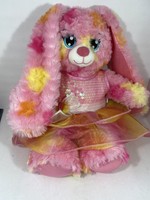 Build A Bear Plush - Limited Edition White Spring Time Fun Bunny w Build A Bear Plush - Limited Edition White Spring Time Fun Bunny w