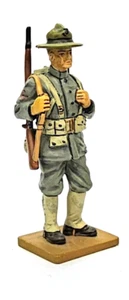 Figurine Del Prado plomb soldat Sergent - 6th Régiment de Marine - USA - 1917 - Picture 1 of 2