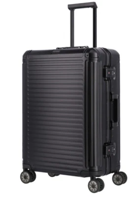 Travelite NEXT 4 Rollen Aluminium Koffer L 77 cm schwarz Aussteller B Ware-% - Bild 1 von 4
