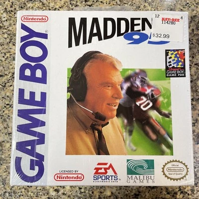 Nintendo Gameboy Madden 95 NFL Game Boy запечатанный новый РЕДКИЙ - Изображение 1 из 4