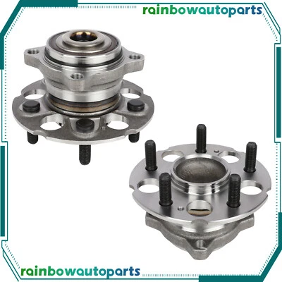 2X Par de bujes de cojinete de rueda trasera tracción delantera para Honda 2012-2014 Crosstour 2007-2011 CR-V Foto 1 de 4