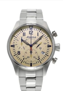 Alpina Startimer Pilot Chrono Qrtz 42mm Watch Al-371BG4S6B -w/Warranty MSRP $895 - Picture 1 of 1