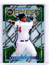 2022 Topps Finest Flashbacks Refractor PROTECTOR /10 Manny Ramirez /10 Boston