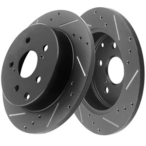 281mm Rear E-Coating Disc Brake Rotors Pair for 2006 - 2018 Toyota Rav4 H09 TX - Picture 1 of 5
