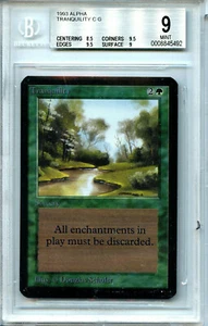 MTG Alpha Tranquility BGS 9.0 (9) Mint Card Magic the Gathering WOTC 5492 - Picture 1 of 3