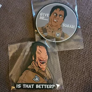 Men In Black (Edgar) Vincent D'Onofrio Morale PVC Patch Hook & Adhesive - 2 Set - Picture 1 of 4