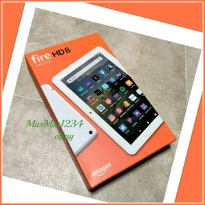 Amazon Fire HD 8 (10th Generation) Tablet 32GB, Wi-Fi, 8" White Alexa Fast Ship - Picture 1 of 7