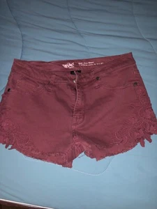 Women’s Rose High-rise Jean Shortie Mossimo Supply Co. Size M - Picture 1 of 4