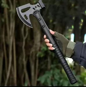 Throwing Axes Tomahawk Camping Axe Full Tang Lumberjack Weapon Dagger Knife Hunt - Picture 1 of 2